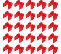 Fiocchi per Chioma Fatti a Mano 60 Pezzi 2, 2x2cm Rosso
