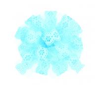 Fiocchi Rapidi Pizzo Azzurro Con Tulle per Decorazioni e per Addobbi da Battesim
