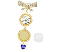 Fiocco, bouquet da sposa Charm, cornice per foto, spilla, corsetto, spilla da spilla creativa, regalo, elegante bouquet da sposa, A trust, come descritto