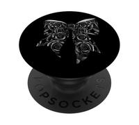 Fiocco Coquette Ragazza Modello Rose Rose Nere PopSockets PopGrip Adesivo