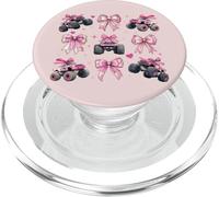 Fiocco da bambina Monster Truck a 4 ruote, fuoristrada, rosa, per mamma PopSockets PopGrip per MagSafe