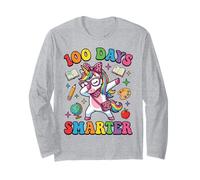 Fiocco da Civetta con Unicorno Leopardato 100 Days Smarter Dabbing Groovy Maglia a Manica