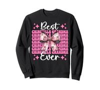 Fiocco da Civetta Rosa Best Chinchilla Grandma Ever Nana Felpa
