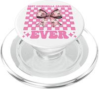 Fiocco da civetta rosa Best Chinchilla Grandma Ever Nana PopSockets PopGrip per MagSafe