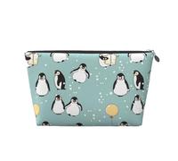 Fiocco di neve del palloncino del pinguino, Borsa da toilette Borsa per trucco Borsa per cosmetici Borsa da toilette da viaggio portatile
