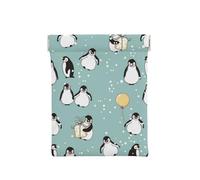 Fiocco di neve del palloncino del pinguino, Spremere il portafoglio superiore da donna Borsa portaoggetti Piccola portamonete Portamonete
