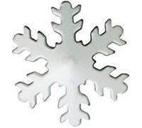 FIOCCO DI NEVE IN POLISITIROLO 3 D ( SET 3 PEZZI )