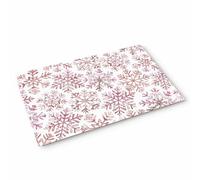 Fiocco Di Neve Rosa Grigio Da Sogno Di Natale Zerbinofunnyzerbino Ingressoretrozerbini Di Benvenutoesterniinternicasa40 X 60Cm