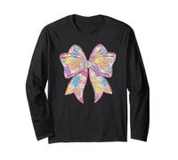 Fiocco Dipinto a Mano con Coniglietto Pasquale Felice Maglia a Manica