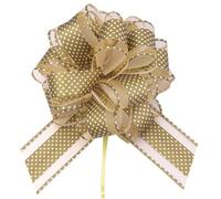 Fiocco for auto da matrimonio 2/4/10 pezzi | Nastri Flower Car Decor Wrap Packing Compleanno Eventi Forniture for feste(Gold,4pcs)