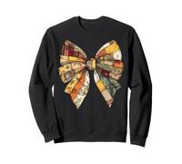 Fiocco Grande Coquette Patchwork Autunno Felpa