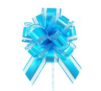 Fiocco grande da regalo, 15 x 20 cm, idea regalo, fiocco, con nastri regalo, fiocchi decorativi, per regali, matrimoni, feste, compleanni, azzurro, 6 pezzi