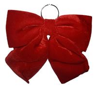 Fiocco grande in velluto cm 34 per decorazioni puntale albero di natale addobbi