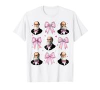 Fiocco in Civetta Rosa Charles Darwin Evolution Theory Girl Maglietta