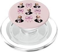 Fiocco in civetta rosa Charles Darwin Evolution Theory Girl PopSockets PopGrip per MagSafe