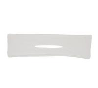 Fiocco in tessuto per chignon, fasce per capelli donna alla moda, accessorio per acconciatura, durevole, leggero, facile trasportare, per la vita quotidiana, yoga, corsa, danza, (Bianca)