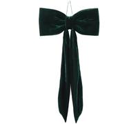 Fiocco in velluto albero di Natale e finestra ornamento da appendere in classico