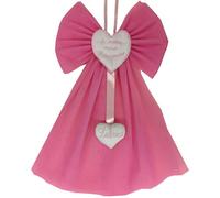 Fiocco Nascita bimba rosa Personalizzato con nome Principe in tulle