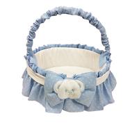 Fiocco Nascita Cesto Nascita Porta prodotti Azzurro Fiocco-Orsetto