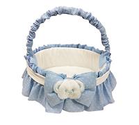 Fiocco Nascita Cesto Nascita Porta prodotti Azzurro Fiocco-Orsetto
