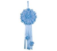 Fiocco nascita medio Azzurro FC M