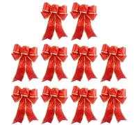 Fiocco-Nodo Viola Retrò Argento 25x20 Cm Balconi Fiocchi Natalizi Decorazione