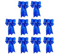 Fiocco-Nodo Viola Retrò Argento 25x20 Cm Balconi Fiocchi Natalizi Decorazione