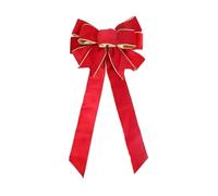 Fiocco per Albero di Natale Grandi Fiocchi Rossi di Natale Archi della Ghirlanda di Natale per Le Decorazioni dell'albero di Natale Ornamenti Natalizi da Appendere