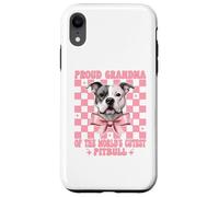 Fiocco per cani Pitbull con scritta "Proud Grandma Of The World's Cutest Custodia per iPhone XR