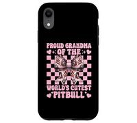 Fiocco per cani Pitbull con scritta "Proud Grandma Of The World's Cutest Custodia per iPhone XR