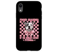 Fiocco per cani Pitbull con scritta "Proud Grandma Of The World's Cutest Custodia per iPhone XR