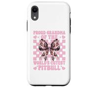 Fiocco per cani Pitbull con scritta "Proud Grandma Of The World's Cutest Custodia per iPhone XR
