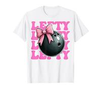 Fiocco per mancini Bowling Bowling Girl Mom Coquette Bow Maglietta