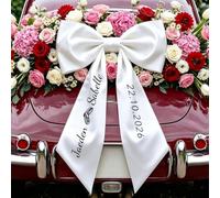 Fiocco Personalizzato In Raso Grandi Dimensioni Come Accessorio Matrimonio