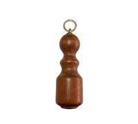 FIOCCO PESO TENDIFUNE tendicorda Pomolo per bastone con movimento a corda in LEGNO. Colore: CILIEGIO