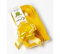 Fiocco Rapido Giallo per decorazione da matrimonio e per laurea 30pz x 31mm