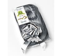 Fiocco Rapido Lucido Argento per pacchi regalo natalizi e albero di Natale 30 Pz