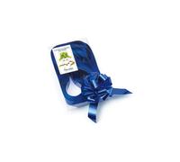 Fiocco Rapido Lucido Blu per nascita e albero di Natale 30 Pz 31 Mm