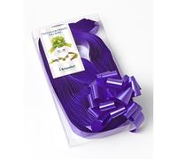Fiocco Rapido Viola per laurea e per pacchi regalo 50 Pezzi 31Mm