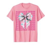 Fiocco Rosa a Forma di Civetta per Infermiera bariatrica RN Girl Maglietta