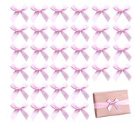 Fiocco Rosa Decorativo per Regali e DIY - 80 Pezzi, Fatti a Mano, 4 x 4 x 1 cm - Elegante e Resistente per Decorazioni, Feste e Occasione Speciali