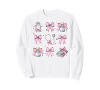 Fiocco Rosa in Stile Civetta per Infermiera Hospice Che allatta Felpa