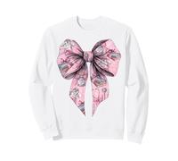 Fiocco Rosa in Stile Civetta per Infermiera Hospice Che allatta Felpa