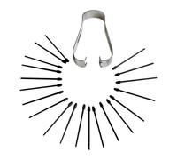 Fiocias 10 Pezzi di Punte di Ricambio in Metallo per Penne Digitali, Punte da 2 Cm, Accessori per La Sostituzione dello Schermo, per Disegno E Ufficio, 20 Pezzi