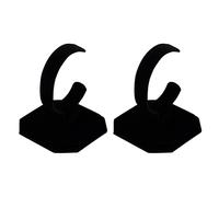 Fiocias 2X Espositore per Orologi da Polso con Bracciale, Espositore per Vetrine in Velluto Nero