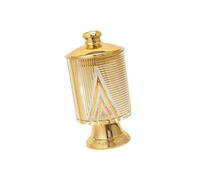 Fiocias Barattolo Portavivande con Coperchio Contenitore Alimentare Da Cucina Ermetico Riutilizzabile Elegante per Tè Caffè Caramelle Adatto a Casa Bagno, M Footed