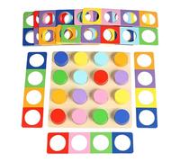 Fiocias Gioco Portatile di Ordinamento E Abbinamento Dei Colori per Bambini Da 1 a 3 Anni