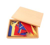 Fiocias Materiale Didattico per La Grammatica Gioco di Aggettivi di Base Educazione Portatile