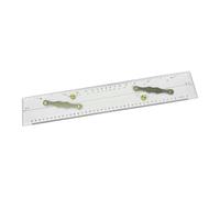 Fiocias Navigation Ruler Righello Parallelo per Carte Nautiche Strumenti di Misura Navigazione Misuratore Linee in Pp Leggero Adatto per Calcolo Rotte Lavoro, 45 Cm