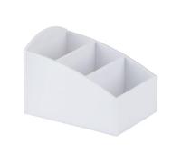 Fiocias Porta Zucchero Organizer Dispenser Scatola Acrilica Contenitore per Bustine di tè E Condimenti Funzionalità Versatile Adatto per Bar Ristorante Uffici, Bianco